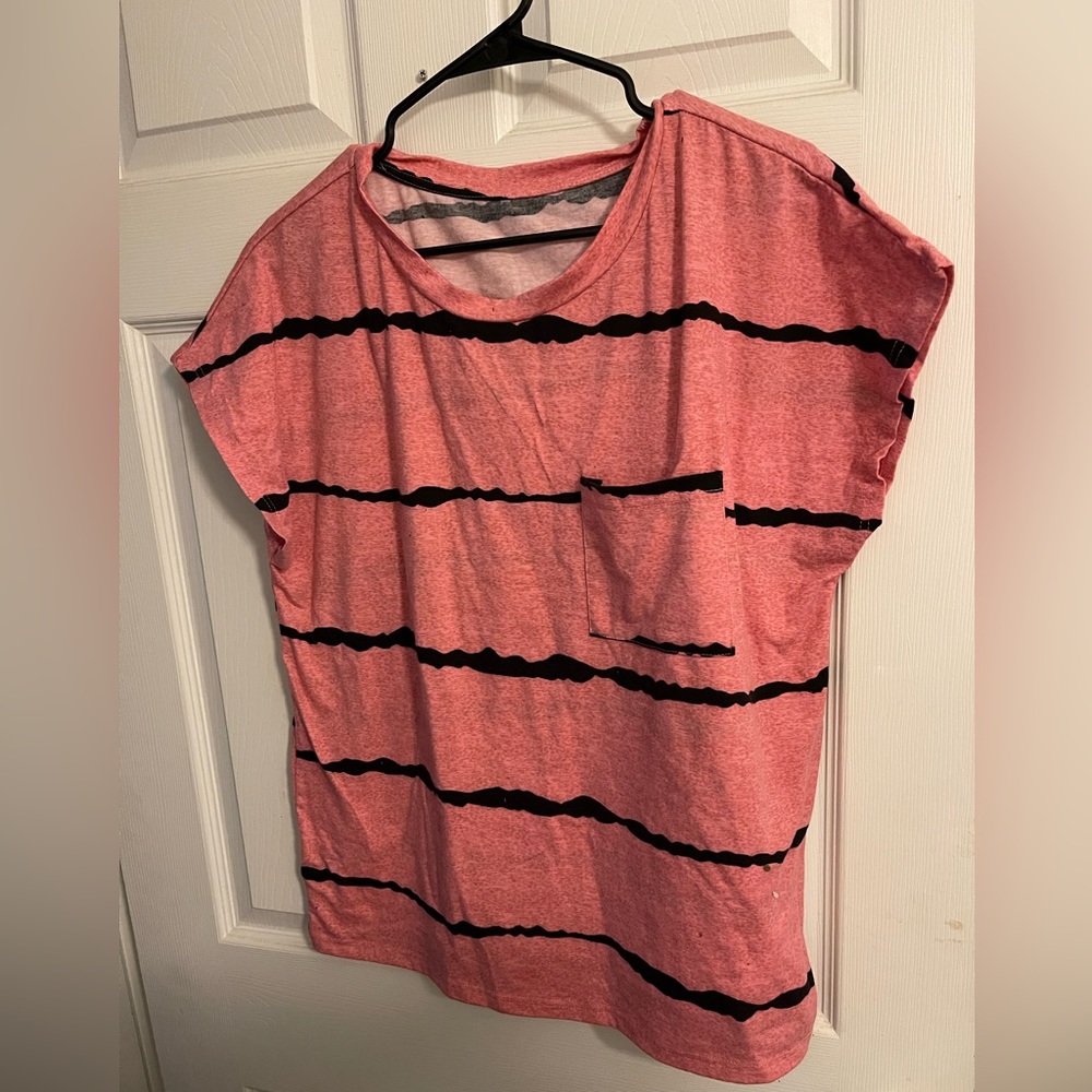 Pink oversized shirt